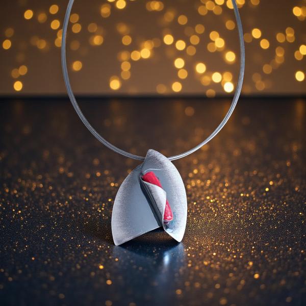 Halsschmuck mit Koralle