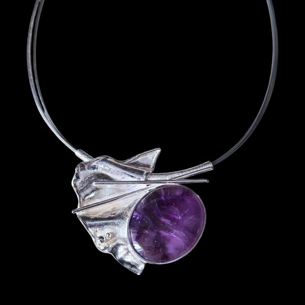 Halsschmuck Amethyst in 925 Silber