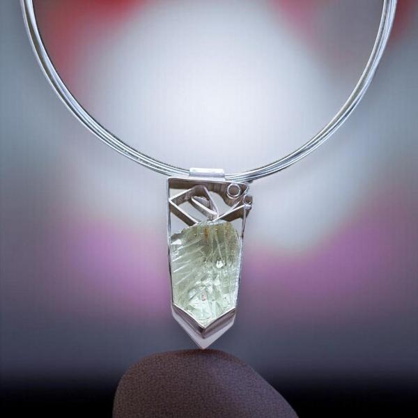Halsschmuck Beryll in 925 Silber