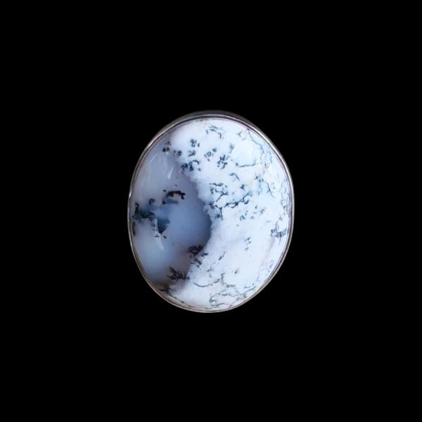 Ring mit Dendritenjaspis in 925 Silber