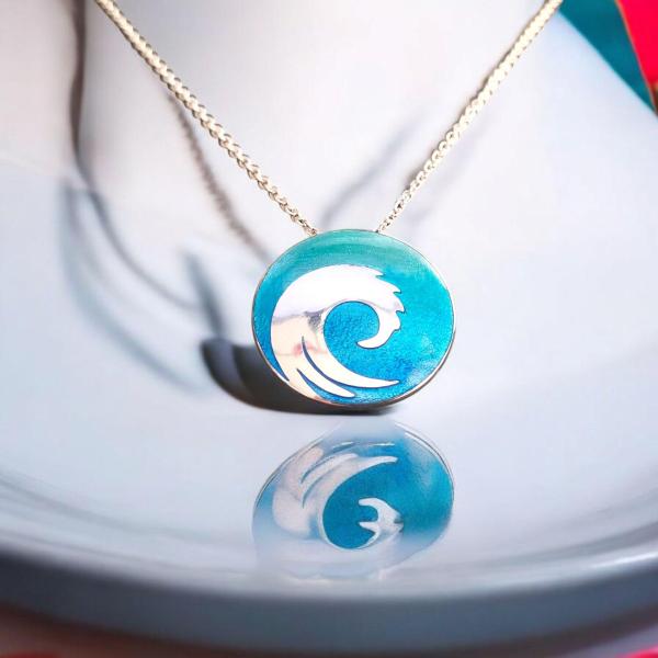 AH Shines of Color "Welle" blau