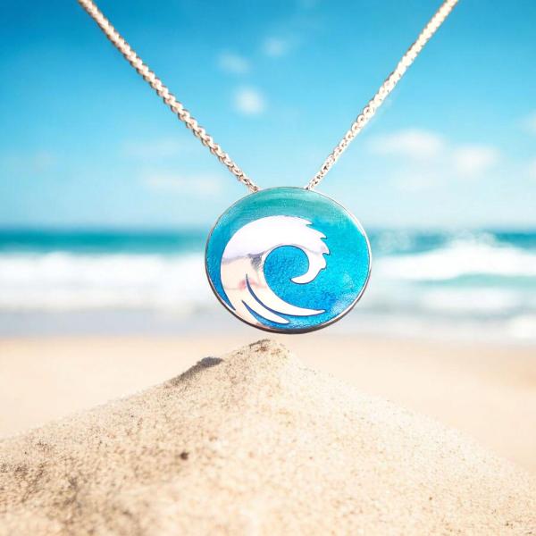 AH Shines of Color "Welle" blau