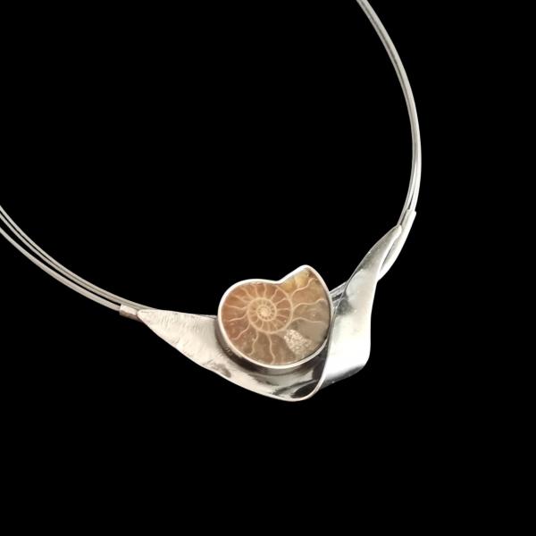 Halsschmuck Ammonit in 925 Silber