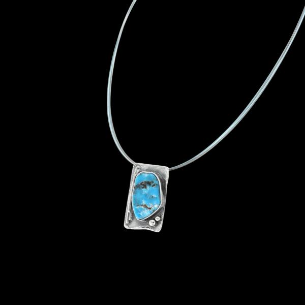 Halsschmuck mit Türkis in 925 Silber