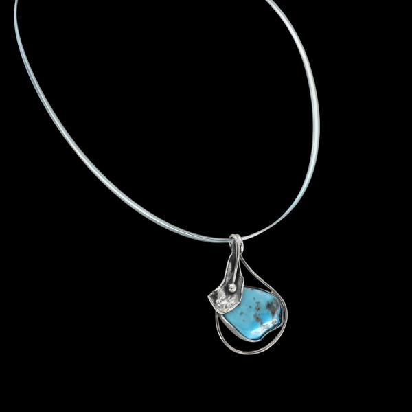 Halsschmuck mit Türkis in 925 Silber