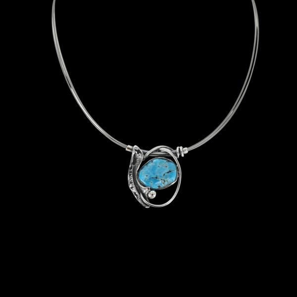 Halsschmuck mit Türkis in 925 Silber
